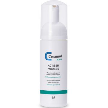 Spuma de curatare pentru acnee si piele grasa Ceramol, 150 ml