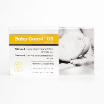 Baby Guard D3, 40 capsule, Evital Baby Guard D3, 40 capsule, Evital