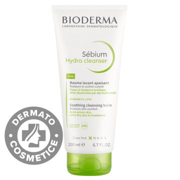 Balsam de curatare Hydra Cleanser Sebium, 200ml, Bioderma