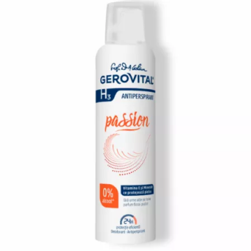 Deodorant-antiperspirant H3 Passion, 150ml, Gerovital