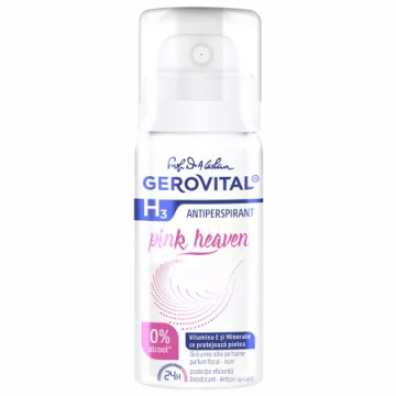 Deodorant-antiperspirant H3 Pink Heaven, 40ml, Gerovital
