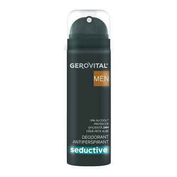 Deodorant antiperspirant Men Seductive, 150ml, Gerovital
