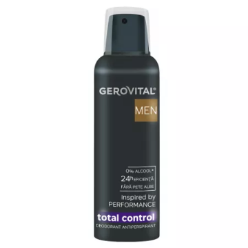 Deodorant antiperspirant Men Total Control, 150ml, Gerovital