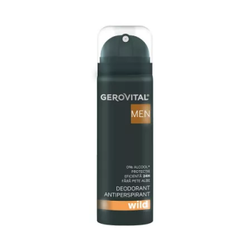 Deodorant antiperspirant Men Wild, 150ml, Gerovital