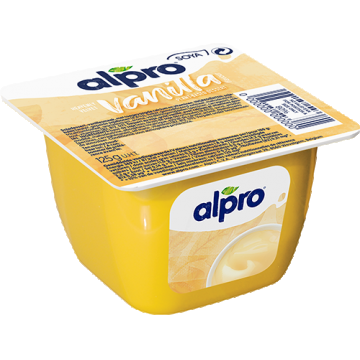 Desert din soia cu vanilie, 125g, Alpro