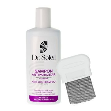 Dr.Soleil sampon antiparazitar - 200ml (+ pieptene inclus)