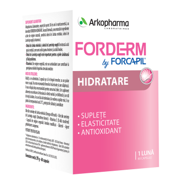 Forderm Hidratare, 60 capsule, Forcapil