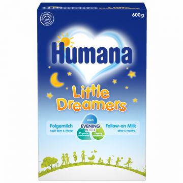 Formula de lapte de continuare de la +6 luni Little Dreamers, 600g, Humana
