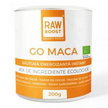 Go Maca bautura energizanta Bio, 200g, Rawboost