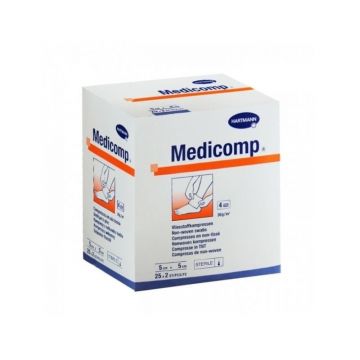 HartMann Medicomp Extra steril 5x5 cm, 25 plicuri