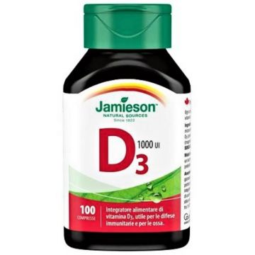 Jamieson Vitamina D3 1000UI - 100 tablete