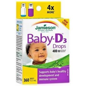 Jamieson Vitamina D3 picaturi pentru copii - 11.7ml