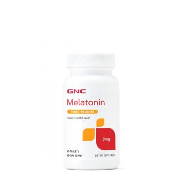 Melatonina 3 mg, 60 tablete, GNC