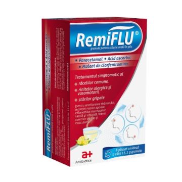 RemiFLU granule pentru solutie orala in plic - 8 plicuri