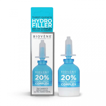 Ser Tratament hidratant cu acid hialuronic si afine Hydro Filler, 10ml, Biovene