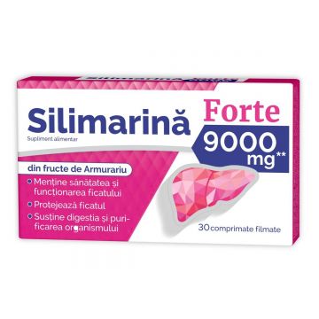 Silimarină Forte 9000 mg, 30 comprimate, Natur Produkt