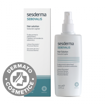 Solutie capilara pentru par cu tendinta seboreica Sebovalis, 100ml, Sesderma