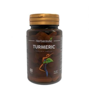 Turmeric Curcumin complex, 60 capsule, Herbaceutic