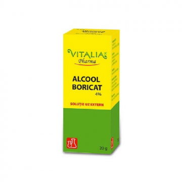 Alcool Boricat, 4%, 20 g, Vitalia