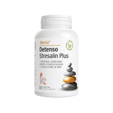 Alevia Detenso Stresalin Plus, 30 comprimate