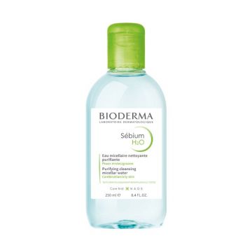 Apa micelara ten mixt si gras H2O Sebium, 250 ml, Bioderma