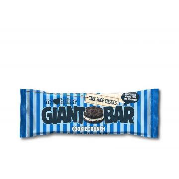 Baton din ovaz cu ciocolata alba si cookie crunch Giant Bar, 100g, Ma Baker