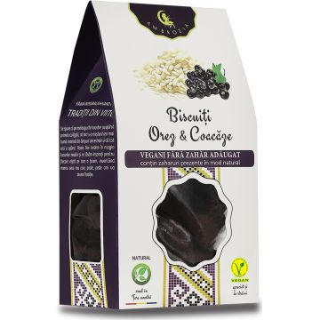 Biscuiti cu orez si coacaze, 130g, Ambrozia