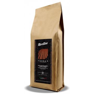 Cafea boabe Bio artizanala 100% arabica Terrae, 500g, Morettino