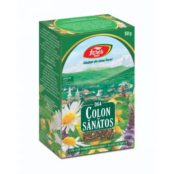 Ceai Colon Sanatos D64, 50g, Fares