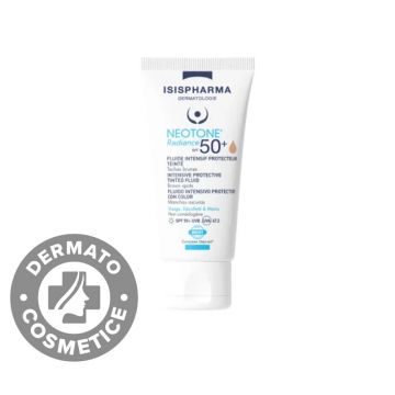 Crema cu protectie solara SPF50+ Medium Neotone Radiance, 30ml, Isis Pharma
