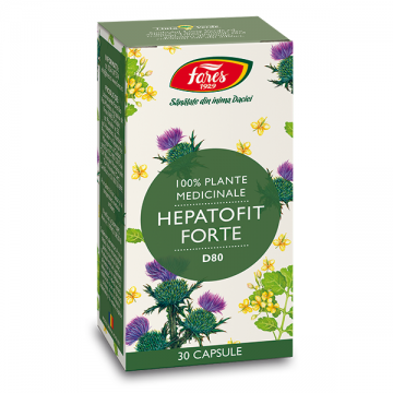 Hepatofit Forte D80, 30 capsule, Fares