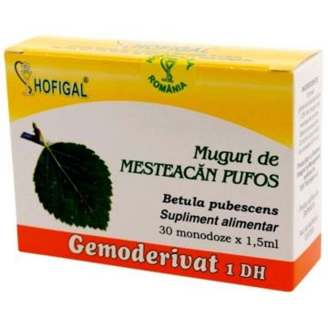 HOFIGAL Gemoderivat Muguri de mesteacan pufos, 30 monodoze