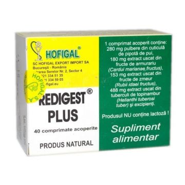 HOFIGAL Redigest plus, 40 comprimate