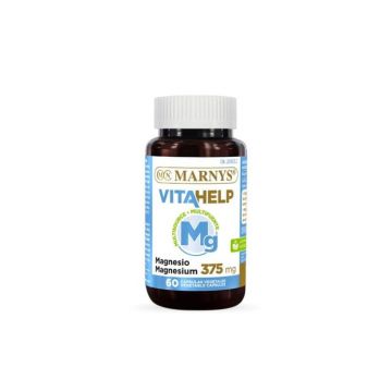 Magneziu Vitahelp cu 375 mg/doza zilnica, 60 capsule