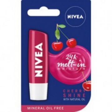 nivea balsam de buze hranitor cirese 4.8g/5.5ml