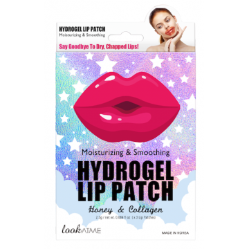 Plasturi de hidrogel hidratanti pentru buze, 3 bucati, Look At Me