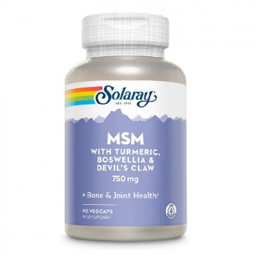 Secom MSM, reducerea inflamatiilor si a durerilor de oase, 90 capsule