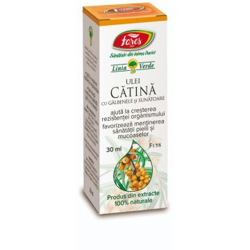 Ulei de catina cu galbenele si sunatoare F158, 30ml, Fares