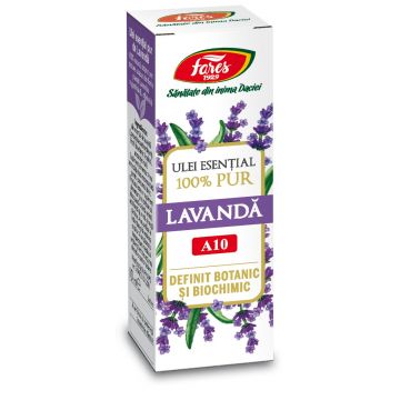 Ulei esential de lavanda A10, 10ml, Fares