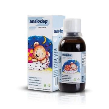 Ansiodep sirop, 150 ml, somn linistit copii