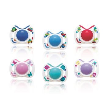 Bebe Dor Suzeta rotunda din silicon cu inel nr.1 -101