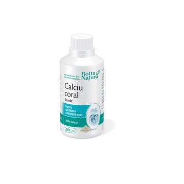 Calciu coral ionic, 90 capsule, Rotta Natura