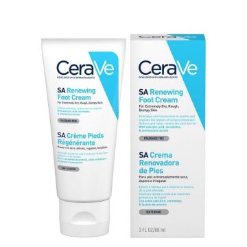 Crema reparatoare pentru picioare SA, 88 ml, CeraVe