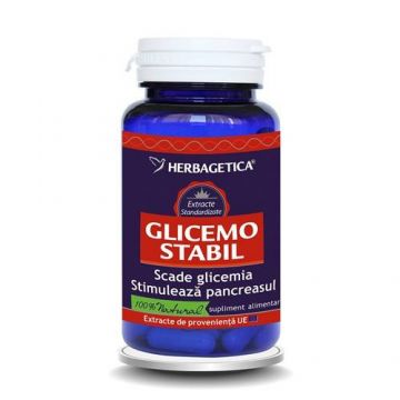 Glicemostabil, 120 capsule, Herbagetica