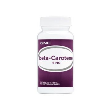 GNC Beta Caroten 6 mg, 100 comprimate