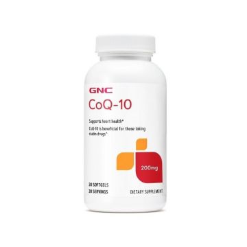 GNC Coenzima Q-10 200 mg, 30 comprimate Softgel