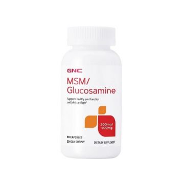 GNC MSM si Glucozamina, 90 comprimate