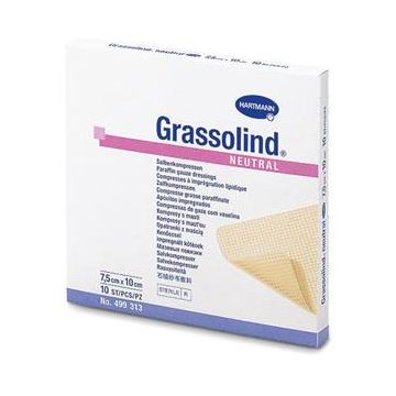 HartMann Grassolind pansament impregnat cu unguent 10x10cm