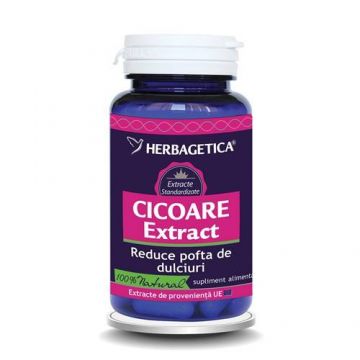 Herbagetica Cicoare extract, 60 capsule