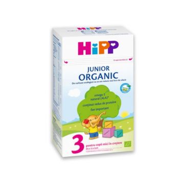 HIPP 3 Organic junior lapte de crestere, 500g